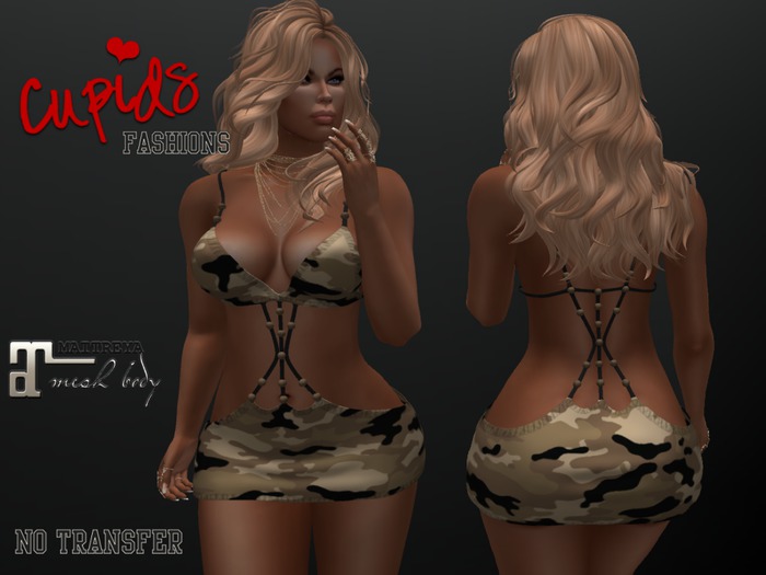 *CF* BEADED ROPE MINI MAITREYA SAND CAMO