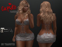 *CF* BEADED ROPE MINI MAITREYA BEIGE LACE