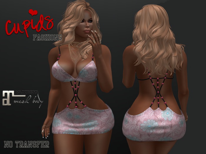 *CF* BEADED ROPE MINI MAITREYA DAKOTA PINK