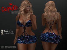 *CF* BEADED ROPE MINI MAITREYA JERSEY BLUE