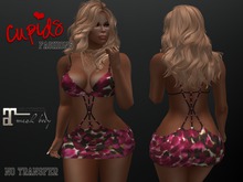 *CF* BEADED ROPE MINI MAITREYA JERSEY FUSHIA