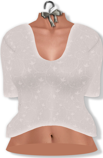 [[ Masoom ]] Basil Top- White