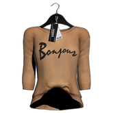 Emery Bonjour Sweater Latte