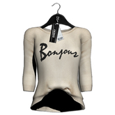 Emery Bonjour Sweater Cream