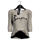 Emery Bonjour Sweater Cement