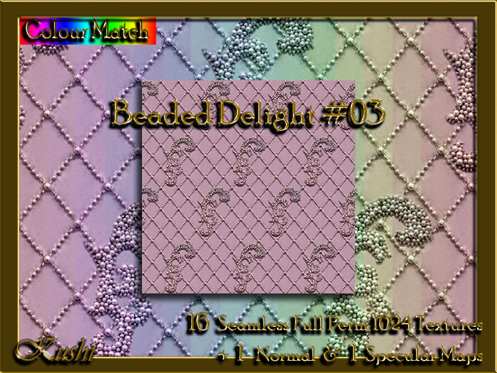 !Kushi! BeadedDelight03 Textures -WEAR TO UNPACK