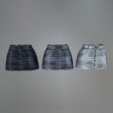 Denim Slink Button Miniskirt (Fatpack)