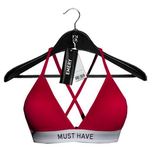 Emery Must Have Bra Red