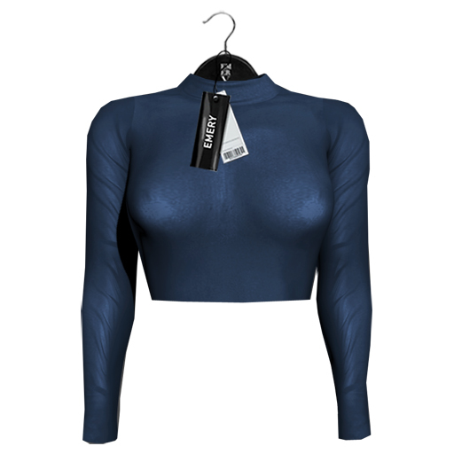 Emery Filomena Mesh Top Blue