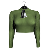 Emery Filomena Mesh Top Apple