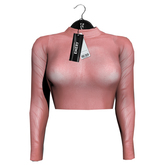 Emery Filomena Mesh Top Pink