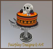 ~FDA~ Skull Halloween Cake~