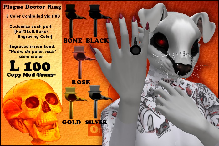 [OTS] Plague Doctor Ring [BOX]