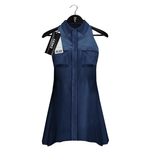 Emery Chung Shirtdress Navy