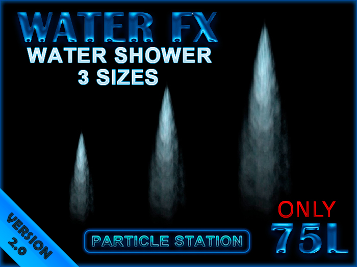 Particle FX Effect 3 Pack - Water Shower by Drake [FULL PERM] Particle Script and Texture UUID