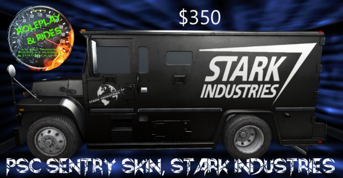 RP & RIDES  PSC Sentry Stark Industries  DELIVERY