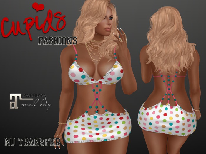 *CF* BEADED ROPE MINI MAITREYA Circus Dots