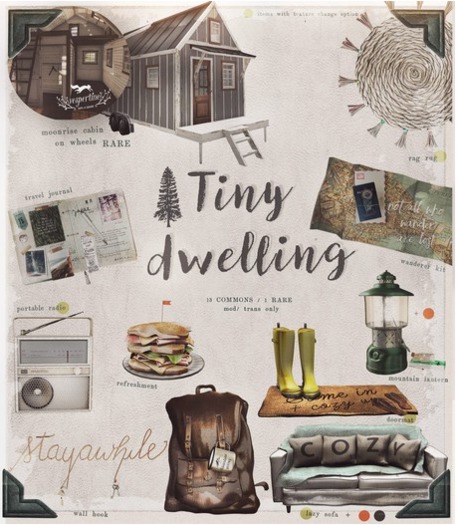 {vespertine}tiny dwelling - mountain lantern /green 9