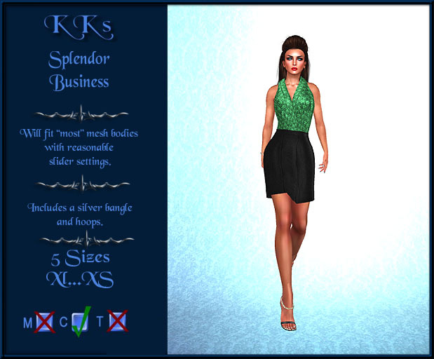KKs Splender Dress Green