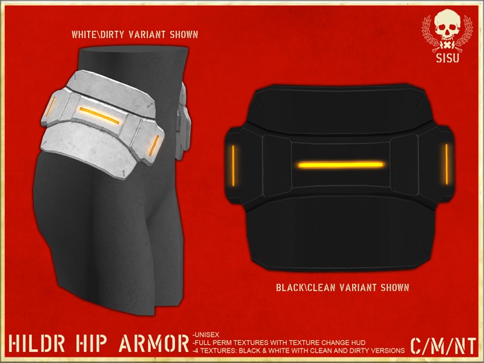 SISU\\ HILDR CYBERPUNK HIP ARMOR