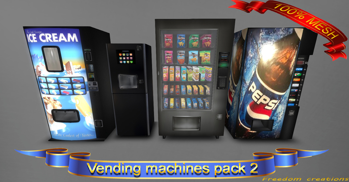 Vending machines pack 2(ADD)(BOX)-Freedom creations
