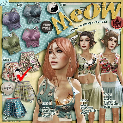 !gO! Meow! skirt - 2