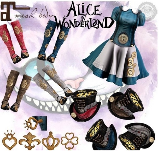 Infinity_Alice Steampunk HAT BROWN