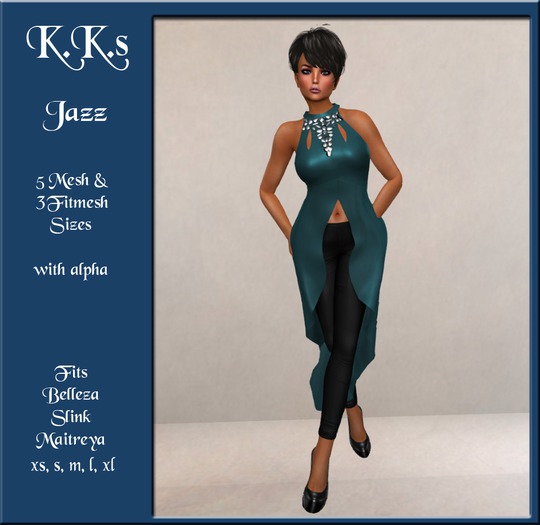 Jazz Halter & Leggings (Turqoise)
