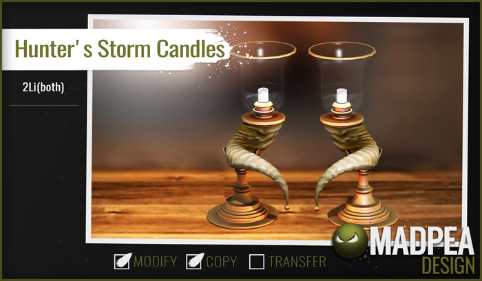 MadPea Hunter's Storm Candles Boxed