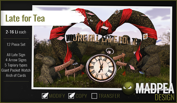 MadPea Late for Tea Set