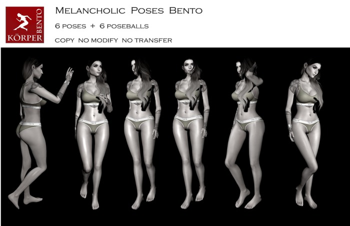 Melancholic Poses Bento