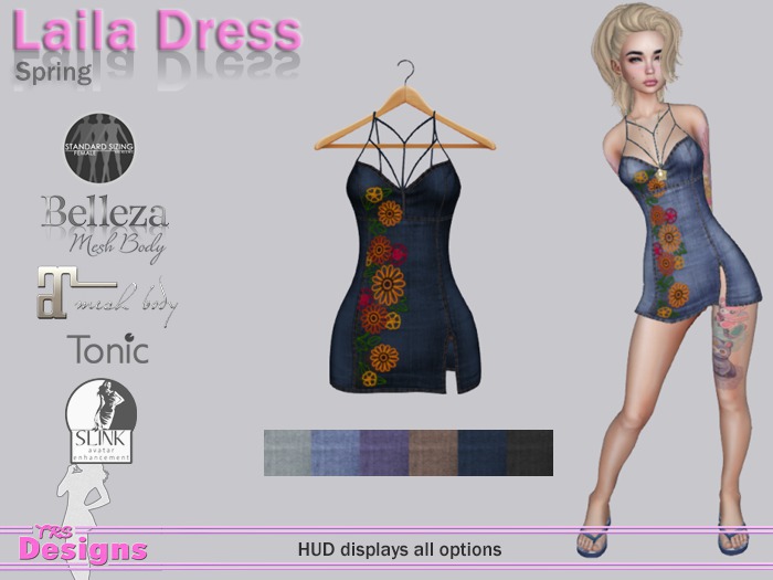 Laila Dress With Hud Spring
