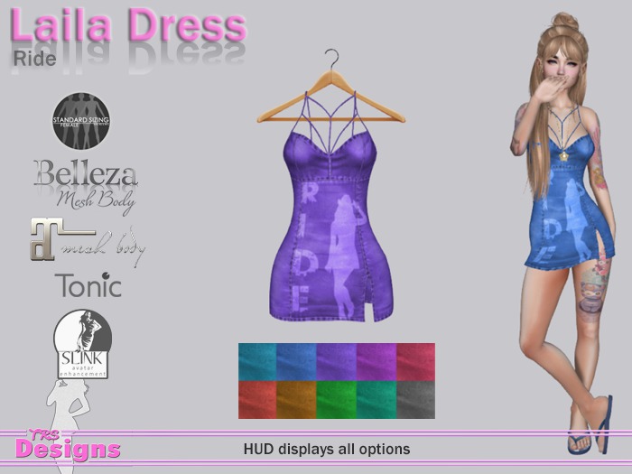 Laila Dress With Hud Ride