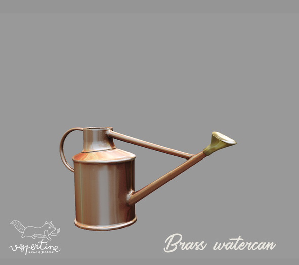 {vespertine}- brass watercan