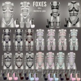 Foxes Doll Sweet Bottom Set WHITE - RARE
