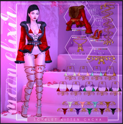 Moon Elixir - Scarlet Kitten - 16 - Lara - Panties - Aqua