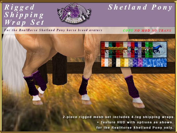 *E* Rigged Mesh Shipping Wraps [BOXED] RH Shetland