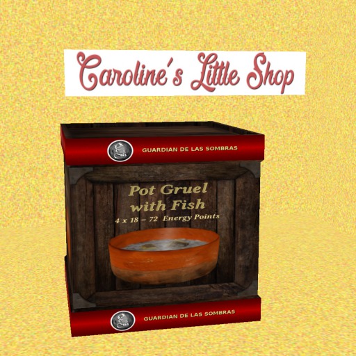 G&S Crate Pot Gruel with Fish, Storage & Vendor Crate