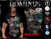 ~DOMINUS~MAD LOVE TSHIRT (BOXED)