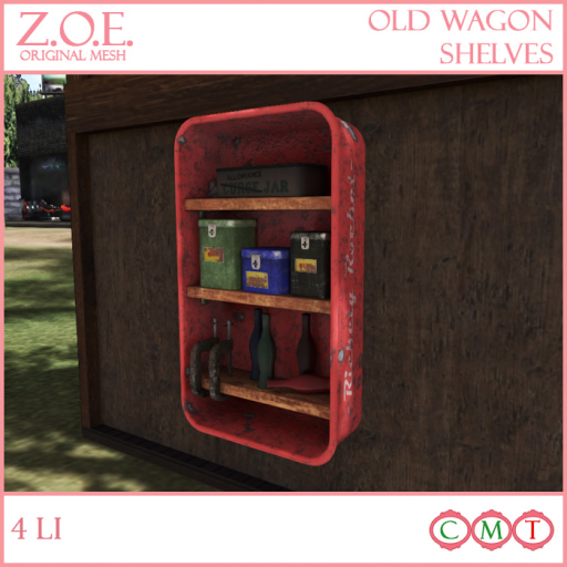 Z.O.E. Old Wagon Shelves (Bagged)