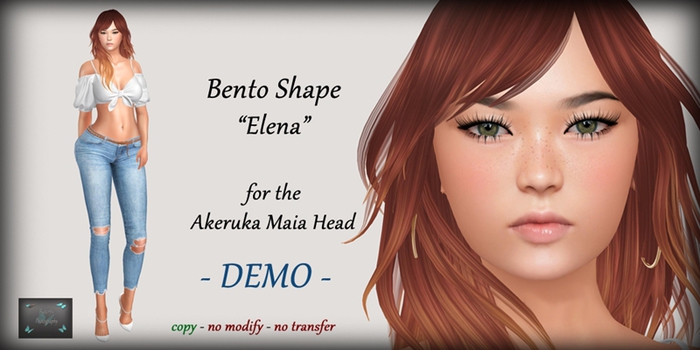 Bento Shape Elena for Akeruka Maia - DEMO (add & touch)