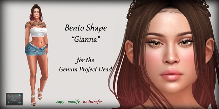 Bento Shape Gianna for Genus Project (add & touch)