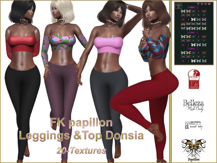 FK papillon-Leggings &Top DonsiaDemo