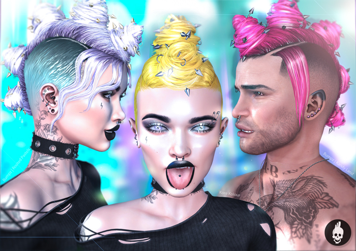 Action Inkubator Hair Grey / / / UN-RIGGED