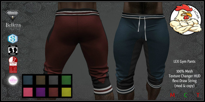 LeCock - LEX Gym Pants