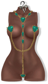 [[ Masoom ]] Chrissy Bodychain Teal