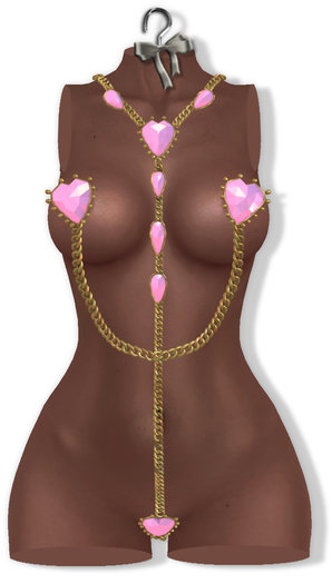 [[ Masoom ]] Chrissy Bodychain Pink