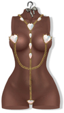 [[ Masoom ]] Chrissy Bodychain Ivory