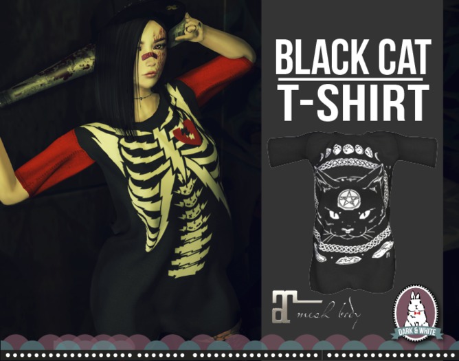 DARK&WITHE // Maitreya // Black cat