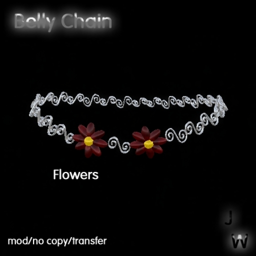~WC~ Belly Chain Flower Power